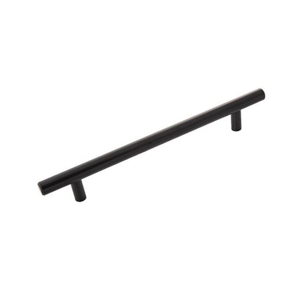 Belwith Products Belwith BWHH075596 MB 160 mm Cabinet Bar Pull; Matte Black BWHH075596 MB